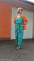 Preview: Viskose- Webware - Love Collection - Kibadoo - Tiger - aqua - orange - lila